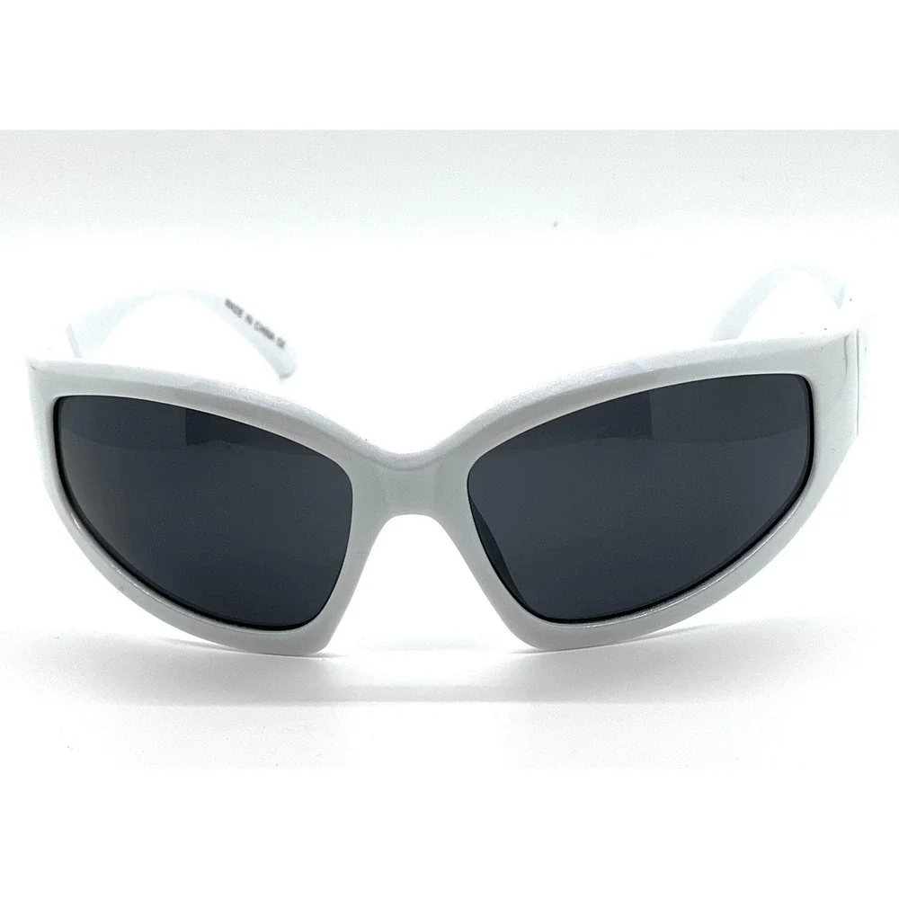 Women Men Sunglasses Fashion Shield Retro Luxury‎ Style Outdoor White Frame New